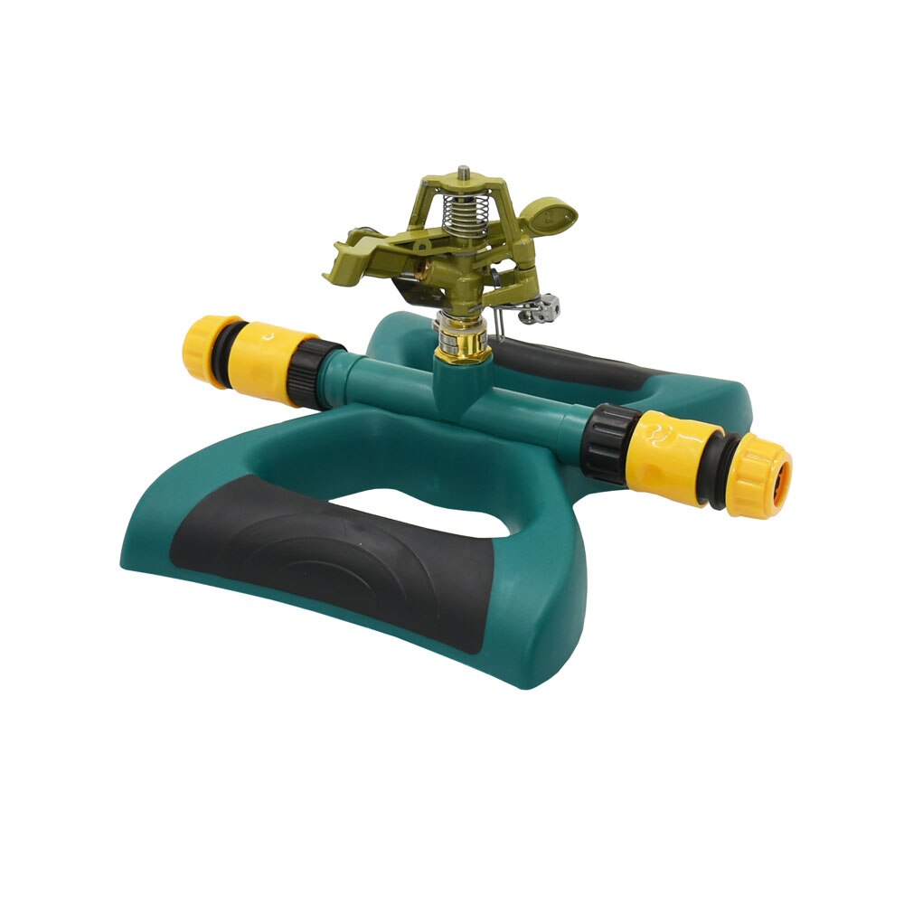 Zinc Alloy Water Watering Sprinkler Sprayer Lawn Garden Rocker Sprinkler With Nozzle Support Adjustable Farm Irrigation Kits