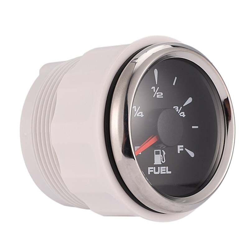 Fuel Level Gauge Boat/Marine Fuel Tank Level Gauge 12/24V 52mm 240-33 Ohms Marine Instrument