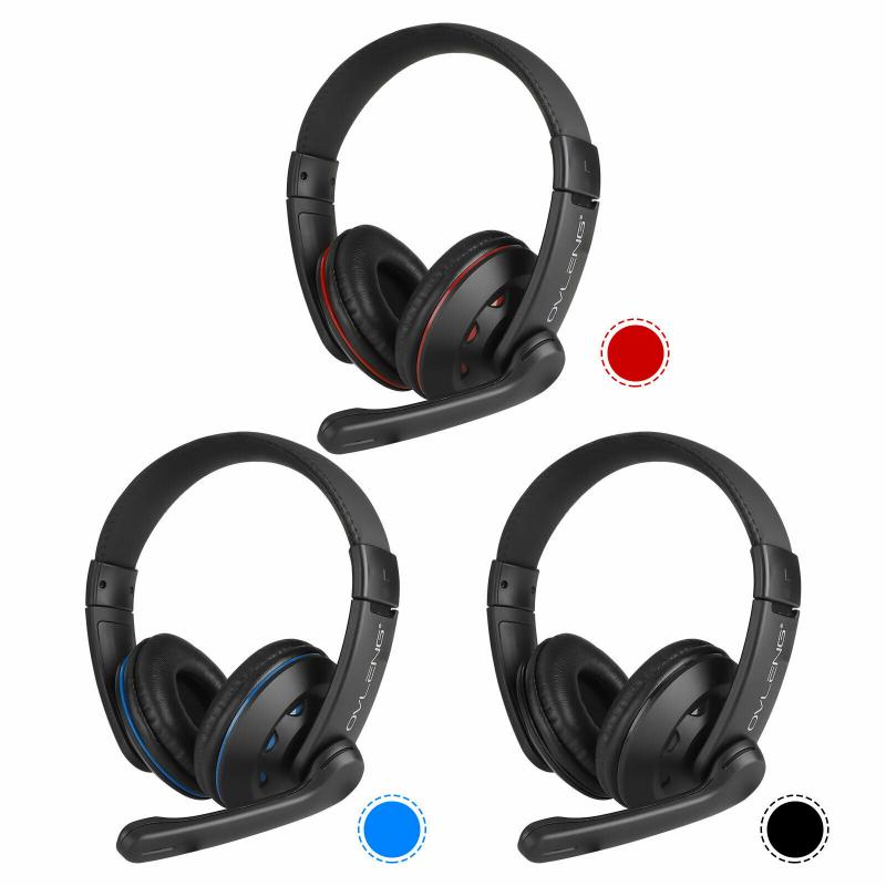 Gaming Headsets Headphones With Light Mic Stereo Earphones Deep Bass For PC Computer Gamer Laptop For PS4 X-BOX/Nintendo Switch