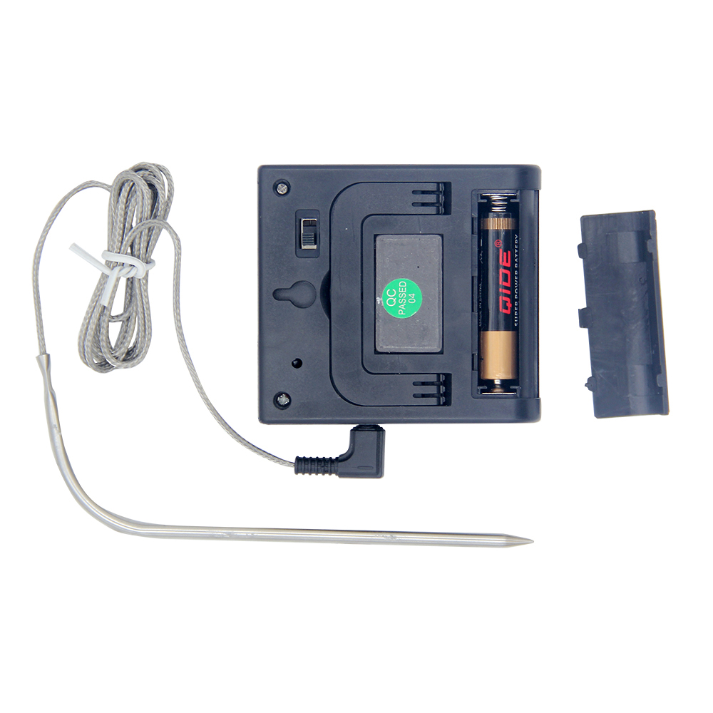 Digital Food Meat Cooking Kitchen Thermometer for Smoker Grill Oven BBQ Clock Timer 0~250°C Food Thermometer Kitchen BBQ Steak