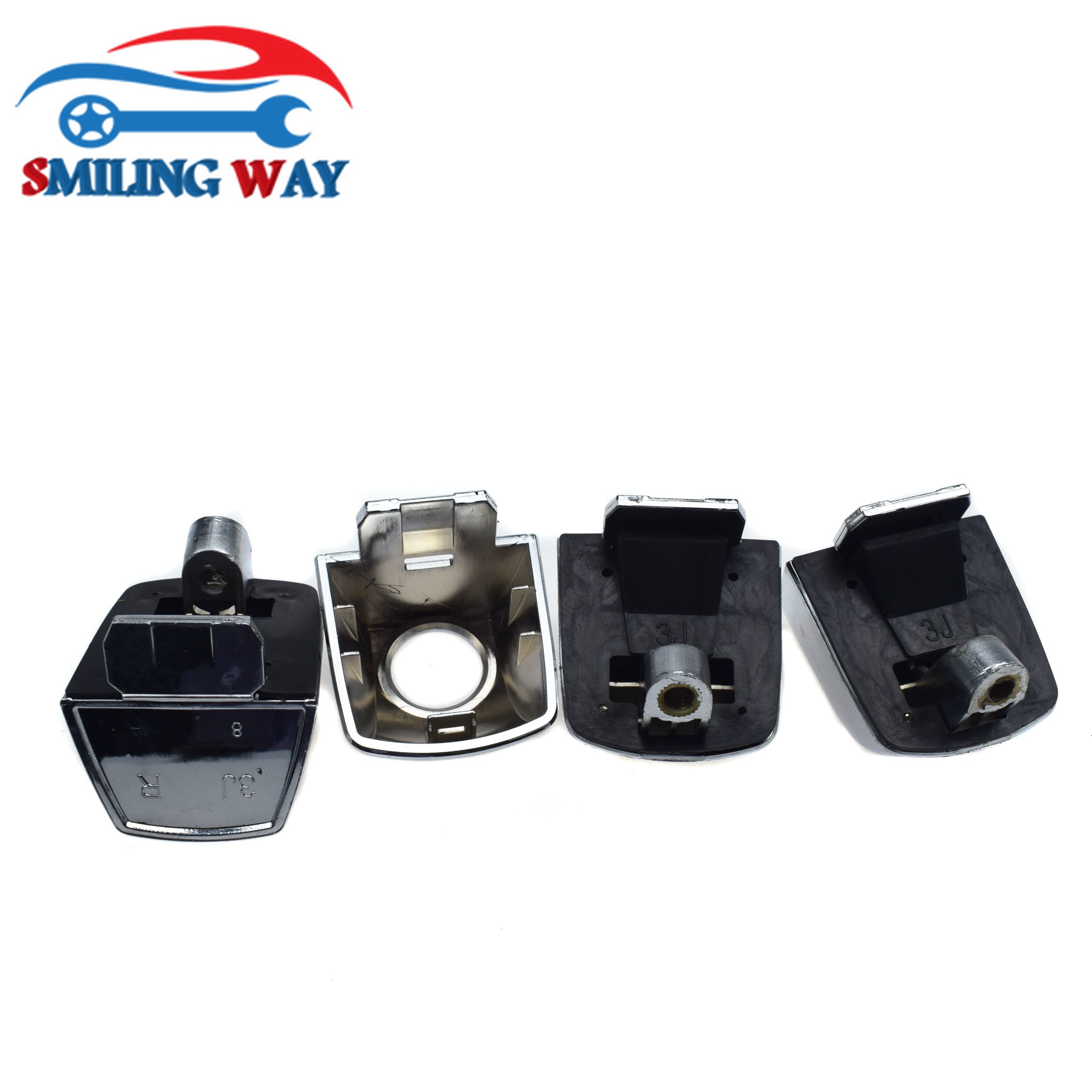 Chrome Front Rear	Left Right LH RH Outside Exterior Door Handle For Hyundai Veracruz 3.8L V6 2007