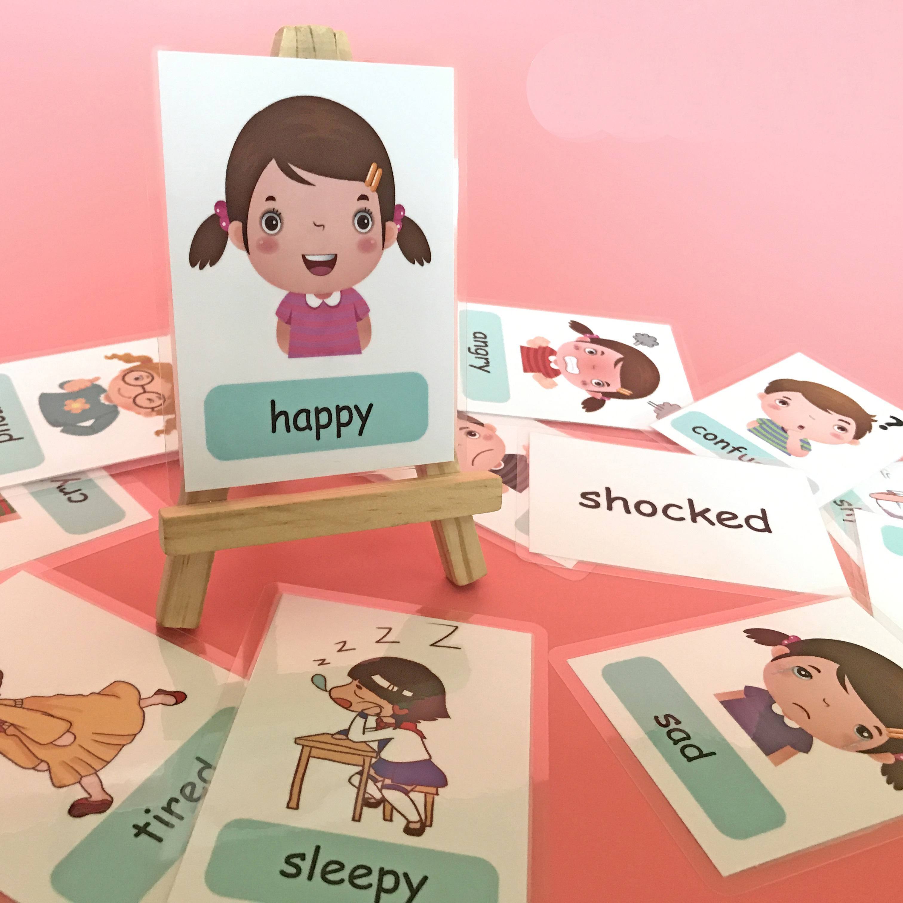 Tarjetas didácticas de aprendizaje de palabras en inglés Montessori para niños, tarjetas educativas tempranas, suministros para el aula, material didáctico para profesores de guardería: Negro