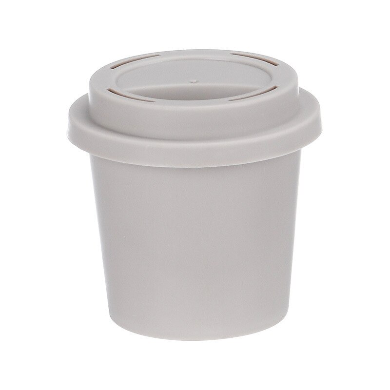 Puff Holder Empty Coffee Cup Sponge Stand Storage Rack Beauty Dust-proof Makeup Puff Display Makeup Tools Storage Rack: khaki