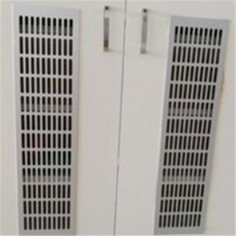 2 stk rektangulær luftventilasjonsgitter ventilasjonsdeksel skap skap garderobeskap mesh hull lamellventil hjem dekor deksel