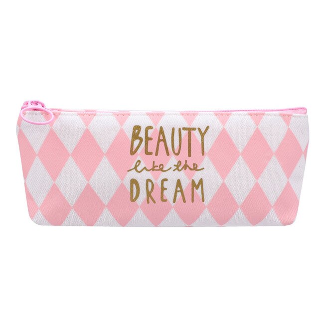 Cartuchera escolar Rosa bonita, bolsa de lápiz de tela, cartuchera de lápices de colores, cartuchera, bolsa escolar para estudiantes, Plumier: Sling