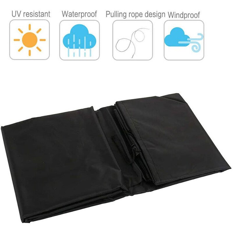 Cubierta impermeable de Gas para estufa para terraza en forma de pirámide, Protector para muebles exteriores, funda de tela antipolvo Oxford, 1 Uds.