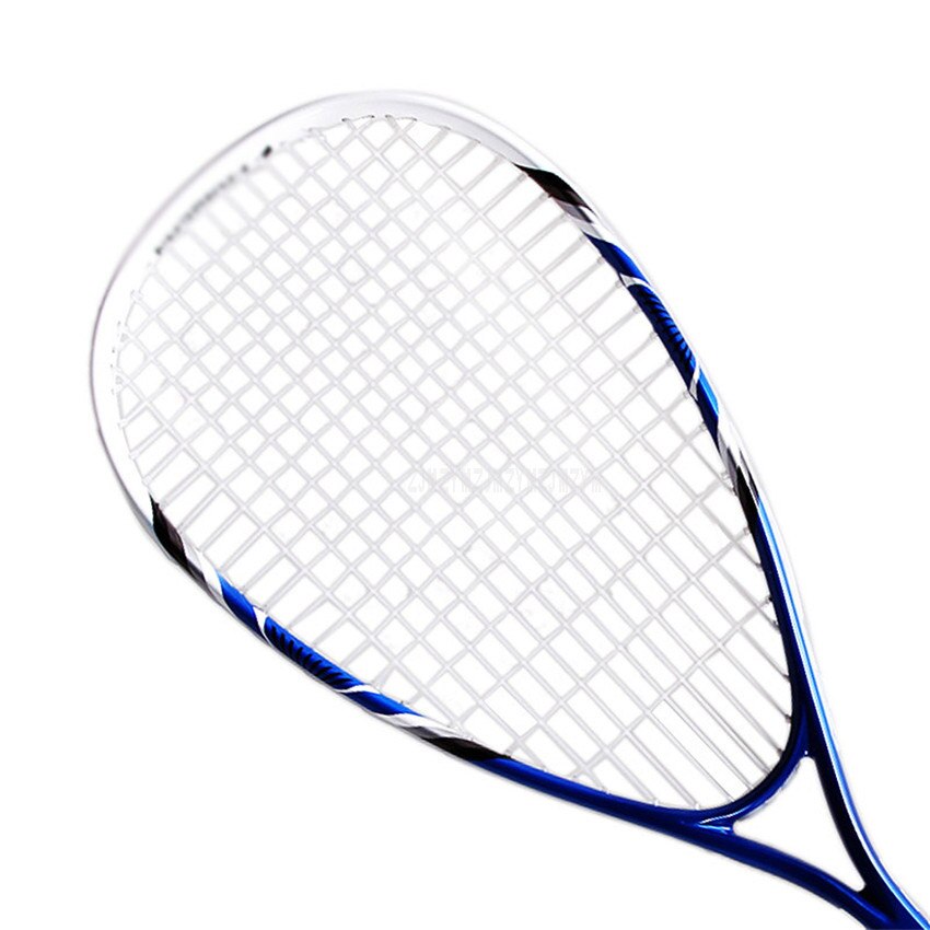 Lightweight Single Squash Racket Sport Training Aluminum Carbon Fiber Beginner Wall Racket With String FCSQ-01