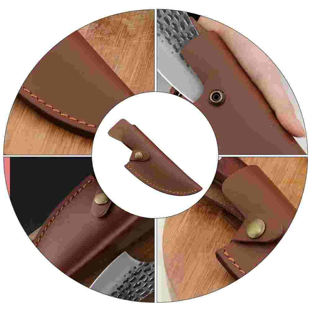 Leather Knives Sheath Decorative Knives Cover Knives Accessories for Home
