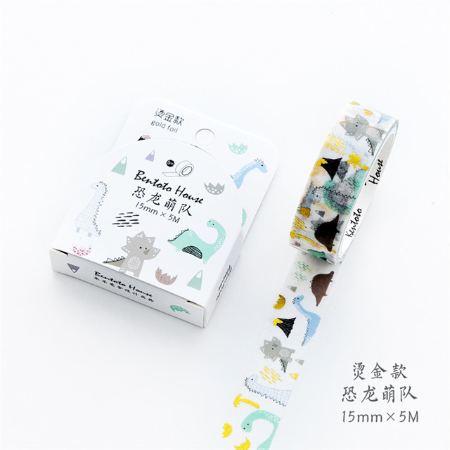 Verschiedene Blumenfolien-Washi-Band zum Selbermachen, dekoratives Maskierung-Klebeband für Scrapbooking und Telefondekoration: Licht Grün