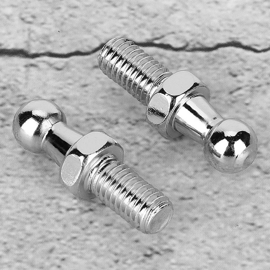 2 stuks CNC Aluminium Legering Bal Stud Bolt voor Gasveren Bal Ended Motorkap Bolt voor Gasveren Auto Accessoires