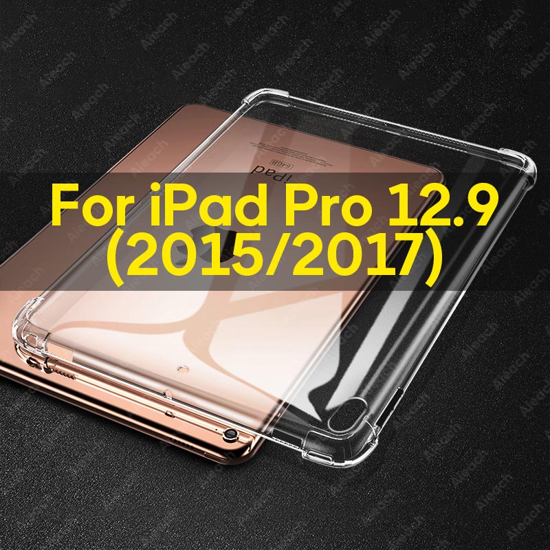 Silicone Shockproof Case For iPad Pro 11 12.9 10.5 9.7 5th 6th 10.2 7th generation Case For iPad 2 3 4 Air 3 2 1 Mini 4 5: Pro 12.9 2015 2017