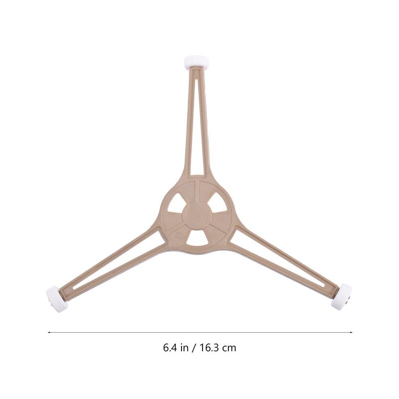 2Pcs Triple Arm Magnetron Draaitafel Ring Magnetron Glas Plaat Lade Ondersteuning Houder