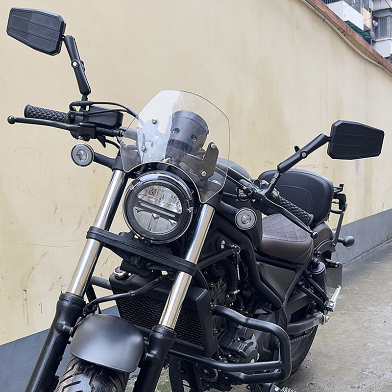 1 paar opvouwbare motorfiets achteruitkijkspiegels 360 ° Rotatie verstelbare universele terreinfietsen motorfiets stuuruiteinde spiegel