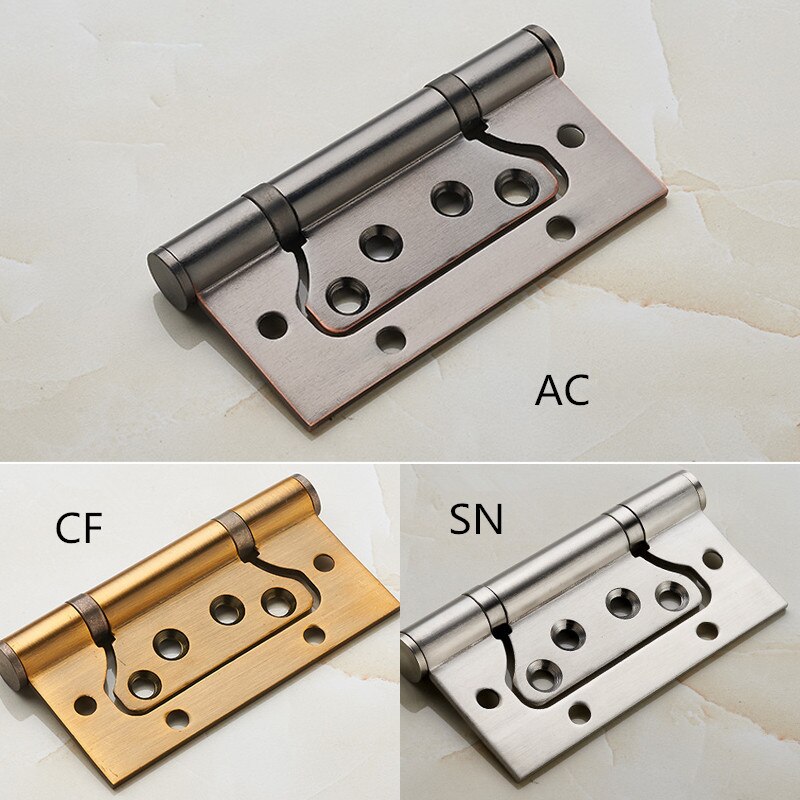100x75 mm Stainless Steel Flush Metal Door Hinge Door Hardware Glass Door Hinge