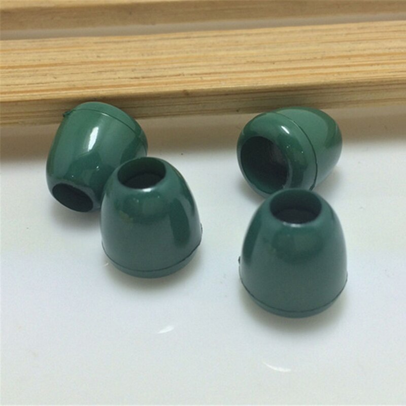 30Pcs Height 13mm hole 5mm /7.5mm Bell Stopper With Cord Ends Lock Stopper Plastic Toggle Clip for Paracord Clothes Accessories: Copper