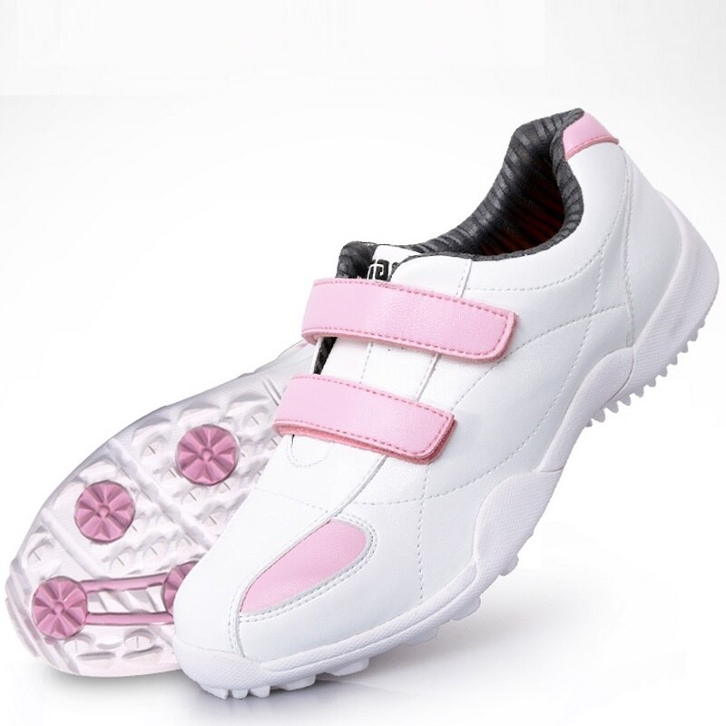 Pgm , zapatos de Golf antideslizantes para mujer, zapatillas ligeras transpirables de Golf/tenis, zapatillas de deporte de cuero suave AA10098