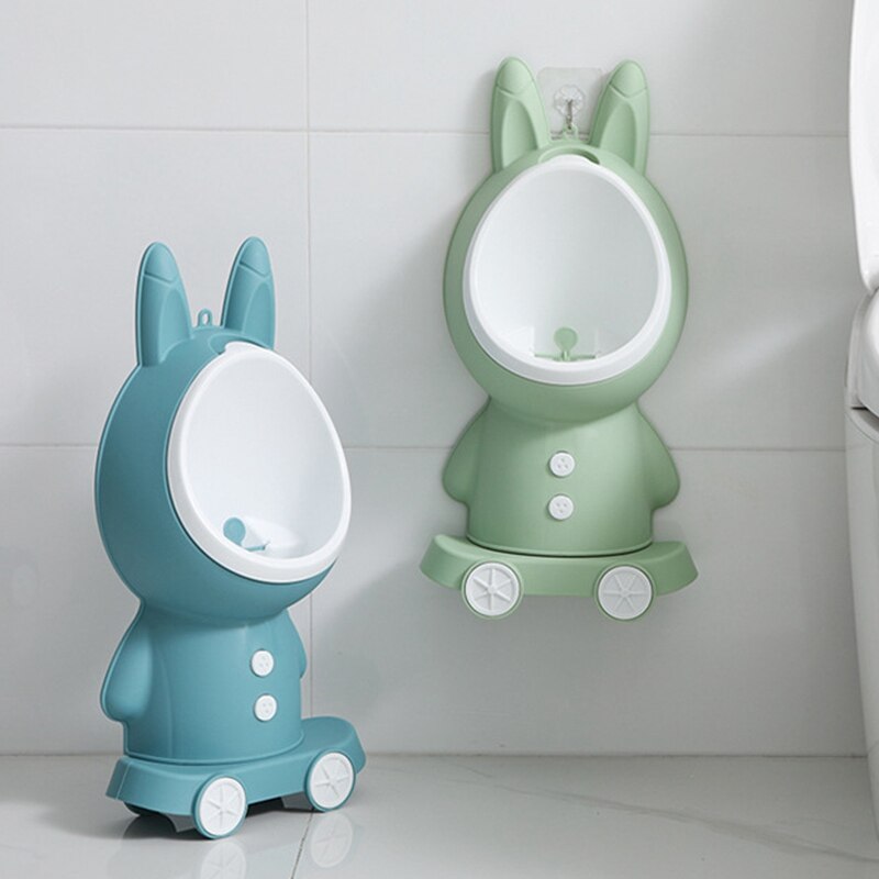 Baby Boy Potty Toilet Training Children Stand Vertical Urinal Boys Pee Infant Toddler Wall-Mounted Hook Potty Toilet Blue