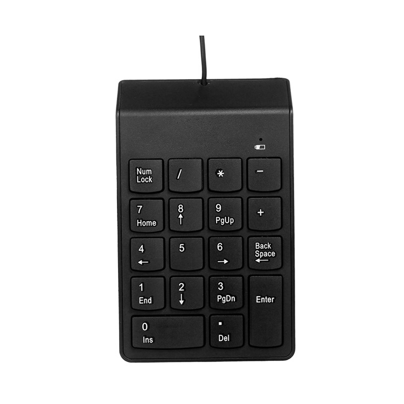 Universelt numerisk tastatur usb ledning mini tal tastatur tastatur tastatur til bærbar stationær pc computer numerisk tastatur 18 taster tastatur revisor: Default Title