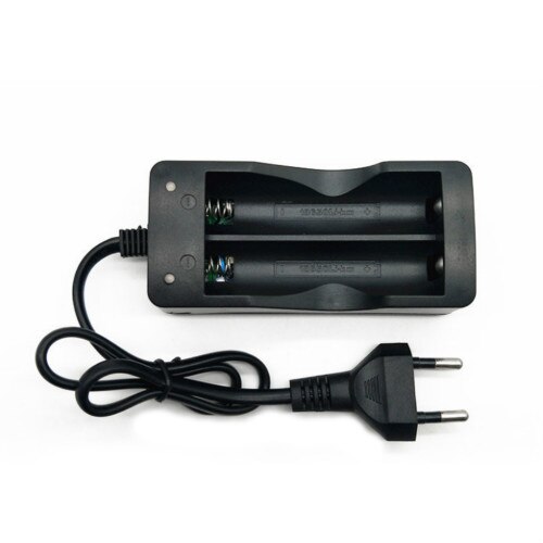 VOXLINK 18650 chargeur de batterie EU 2 fentes chargeur de batterie Rechargeable Li-ion de charge intelligente: EU