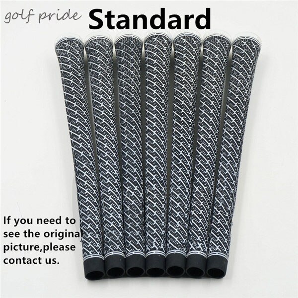 Kulstofgarn golfgreb z standard / mellemstore to størrelser 10 stk / parti valg golfgreb: Sort standard