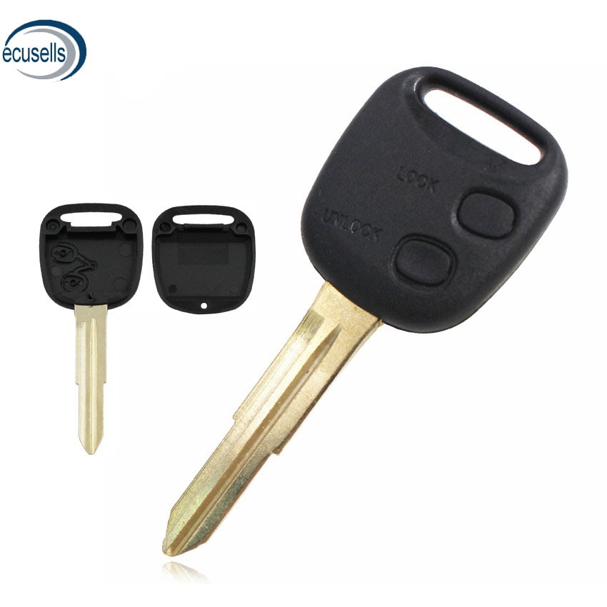 2 knoppen Vervanging Autosleutel Leeg Fob Key Case Remote Key Shell Cover voor Daihatsu
