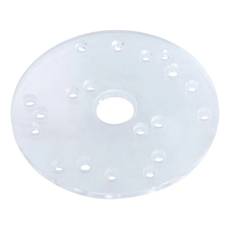 Universal Router Base Plate Template Guides Woodworking Milling Machine Base Carpentry Aid Tool With Centering Pin 6.5 Inch