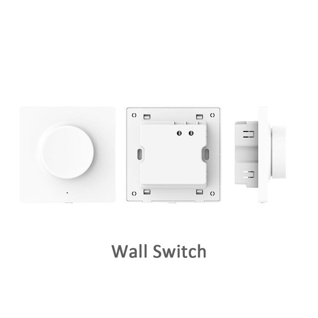2019 nye yeelight smart knap switch lysdæmper switch trådløs switch væg switch smart lys fjernbetjening til hjemmeapp: Vægafbryder
