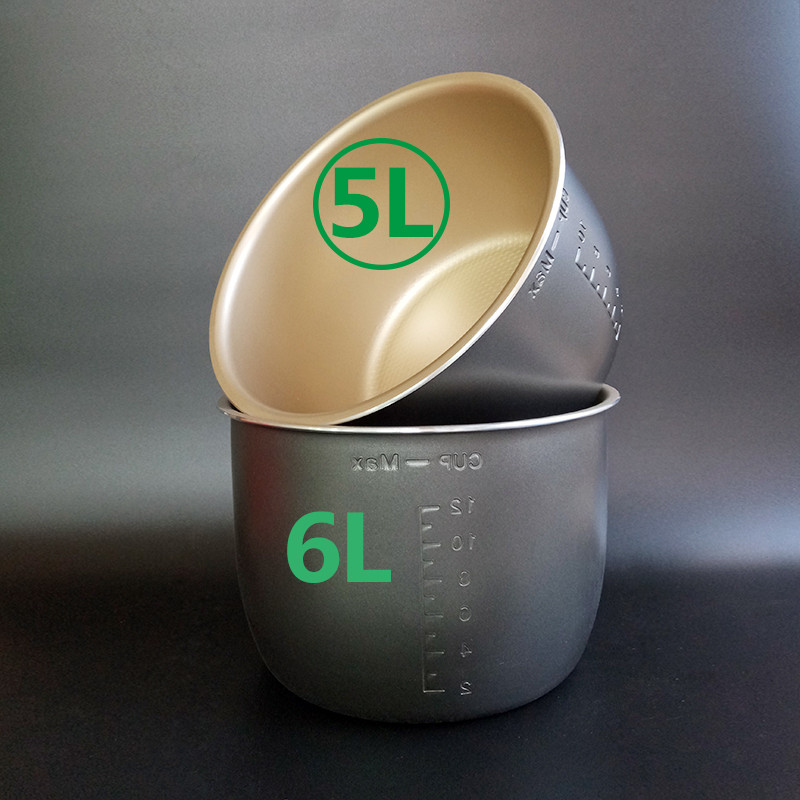 Rivestimento per fornello ad alta pressione universale addensato doppio spray cuociriso ciotola interna 2L/3L/4L/5L/6L litro rivestimento antiaderente per pentole