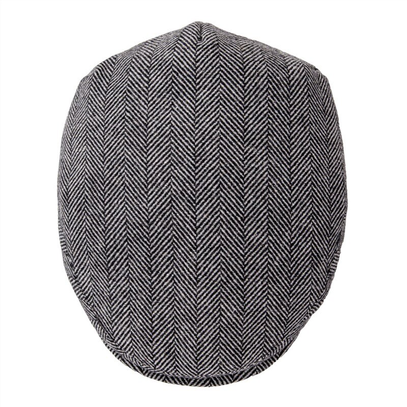 Feion – chapeau en laine mélangé pour homme, plat, à carreaux, collection été et automne, 721