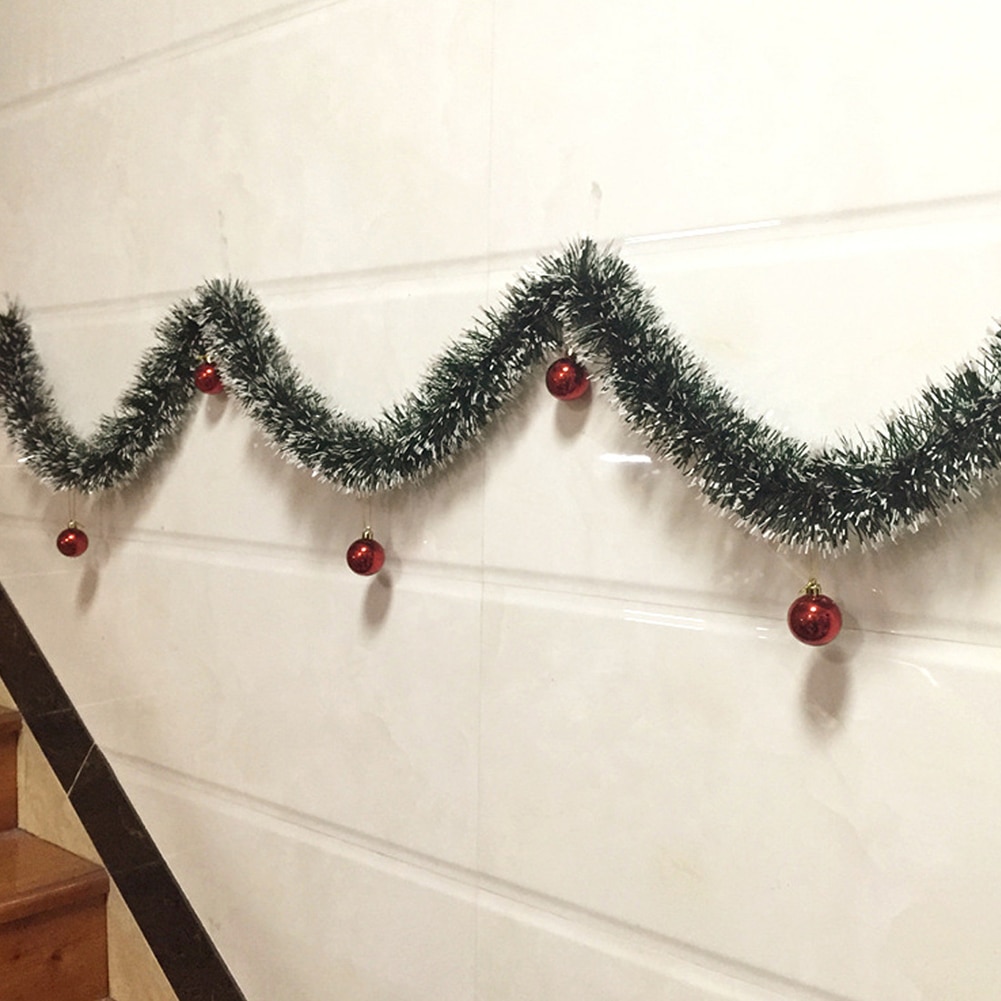 Gratis shippimh 200cm julesløjfer bolde guirlande træ ornament mall bar fest forsyninger