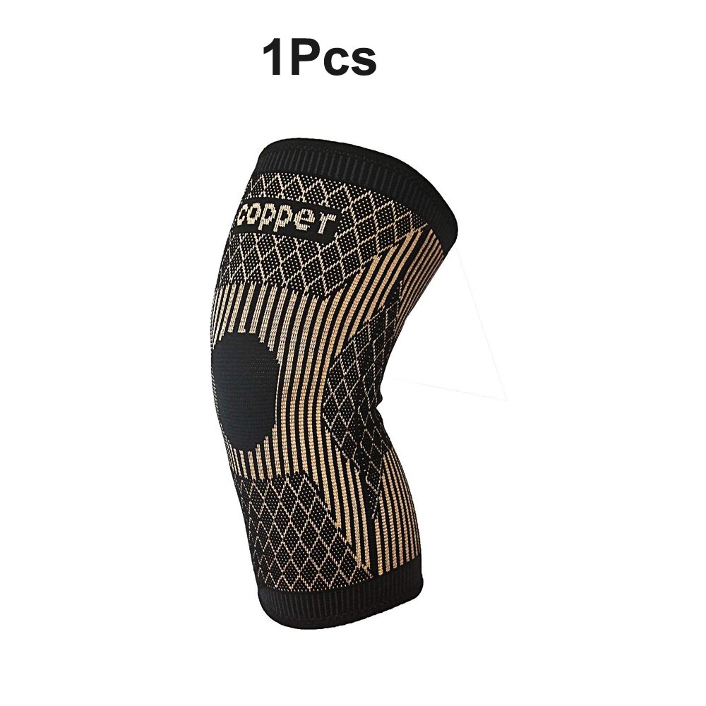 MTATMT Copper Knee Brace -Copper Knee Sleeve Compression for Sports,Workout,Arthritis Pain Relief and Support: 1Pcs / XL