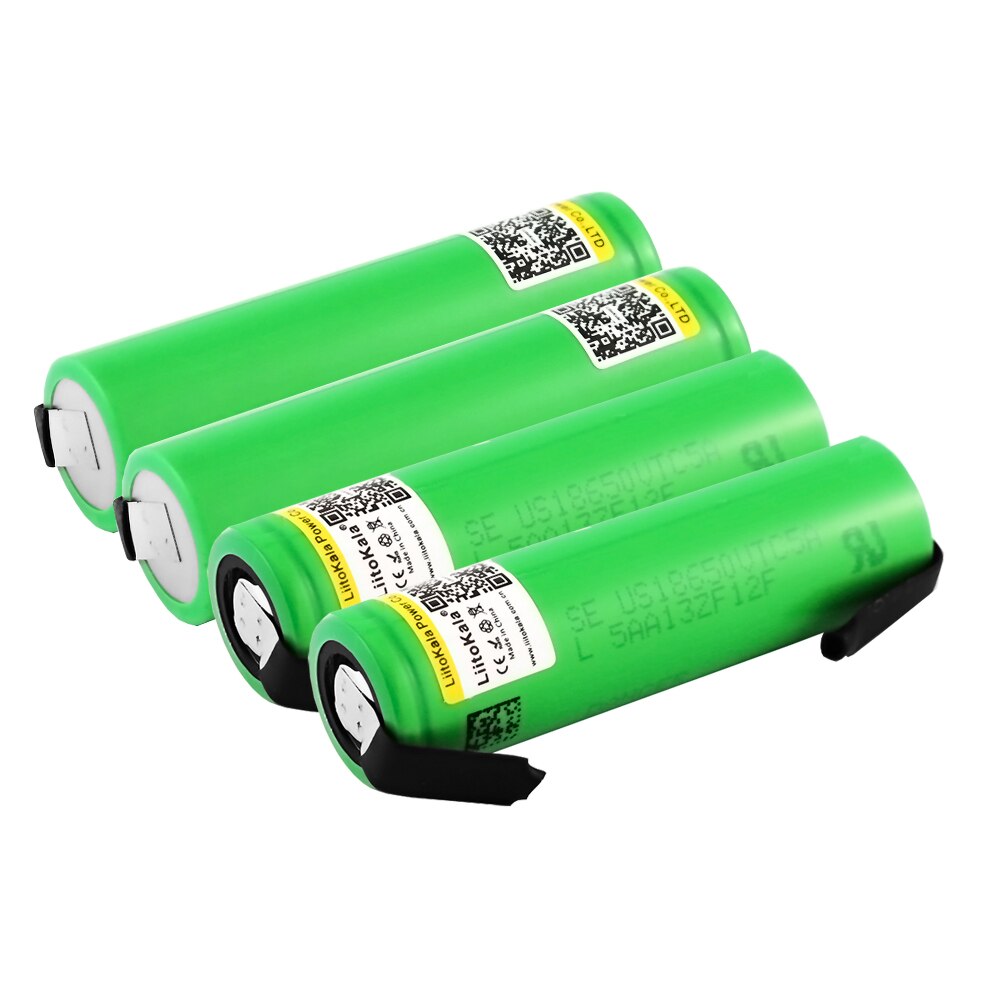 Liitokala VTC5A-N Max 40A Pulse 60A Original 3.6V battery 18650 rechargeable VTC5A 2600mAh High Drain 40A Battery