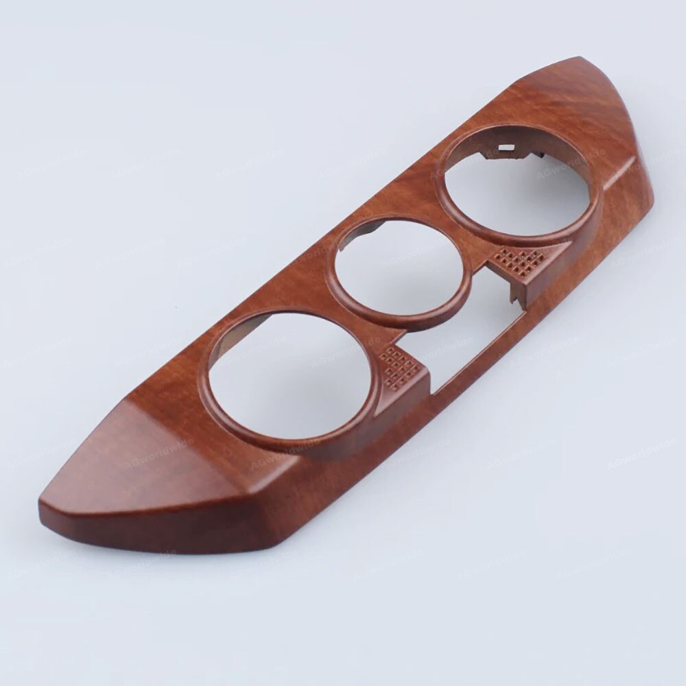 Black Front Dashboard AC Heater Control Panel Trim Cover Cap For VW Polo 9N 2002 2004 6Q0820075C 1QA: Mahogany style
