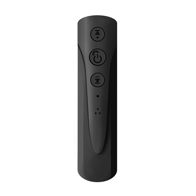 Kebidumei bluetooth højttaler bil bluetooth aux universal 3.5mm jack håndfri auto modtager musik bil bluetooth modtagere: Sort
