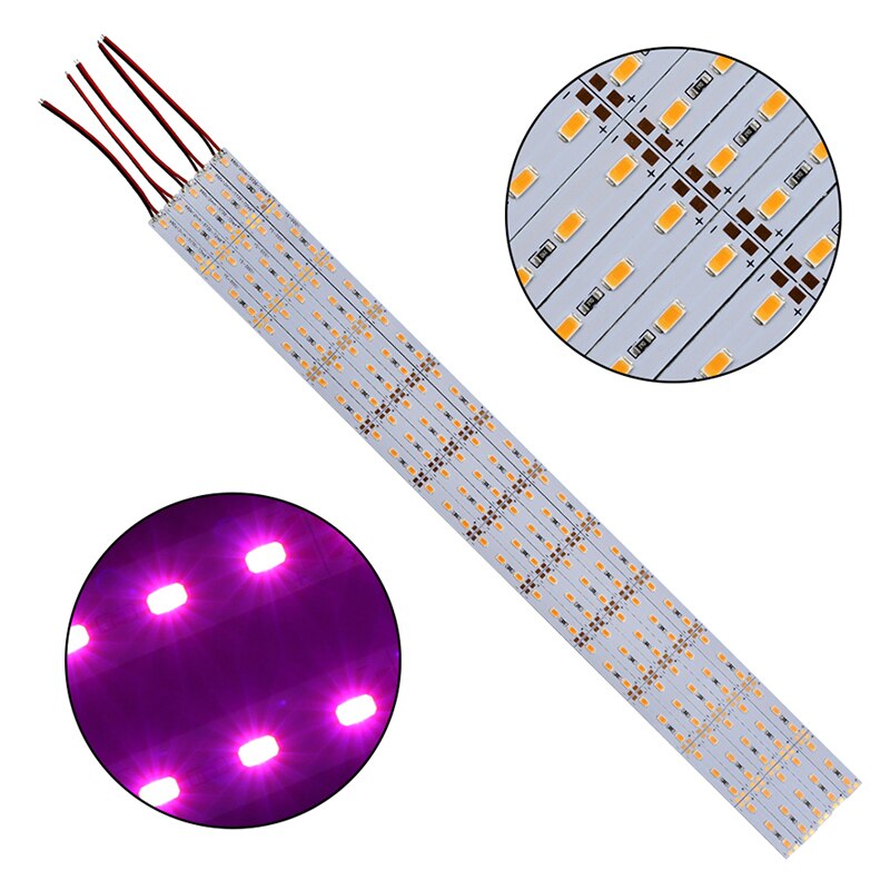 Full Spectrum Hydroponic LED Grow Light 50CM SMD 5730 DC12V Grow Tent Lamp Led Rigid Strip For Flower Seeding Greenhouse