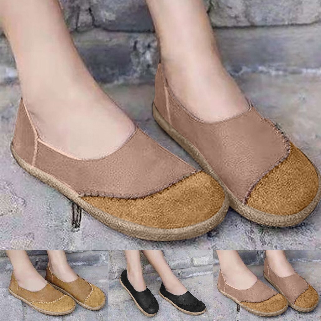 Women's Rome Large Size Slip- on Low Flat Heels Mixed Colors Casual Shoes Breathable Women's Sneaker Slip on Casual Shoe