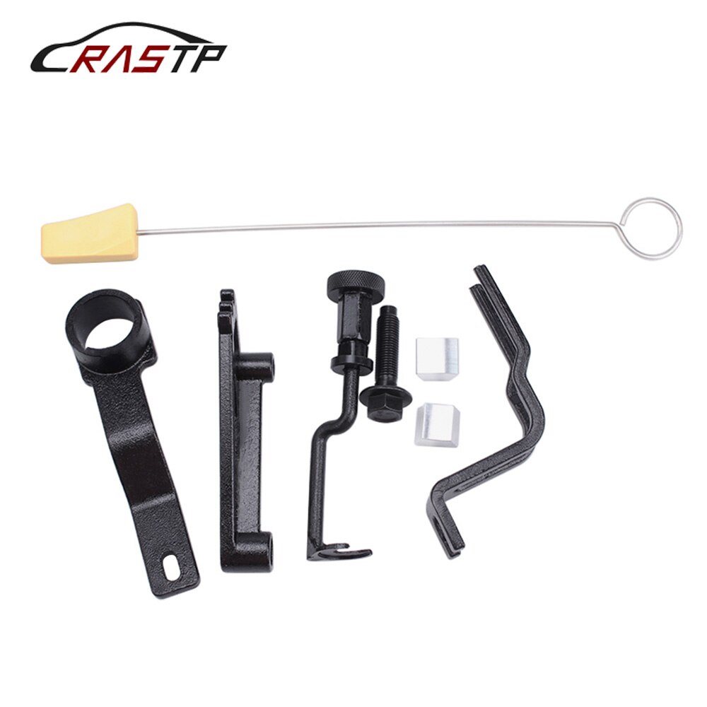 Car Accessior Valve Spring Compressor Cam Phaser Holding Tool for Ford 4.6L 5.4L 3V Engine Timing Tool Set Black RS-EM1020