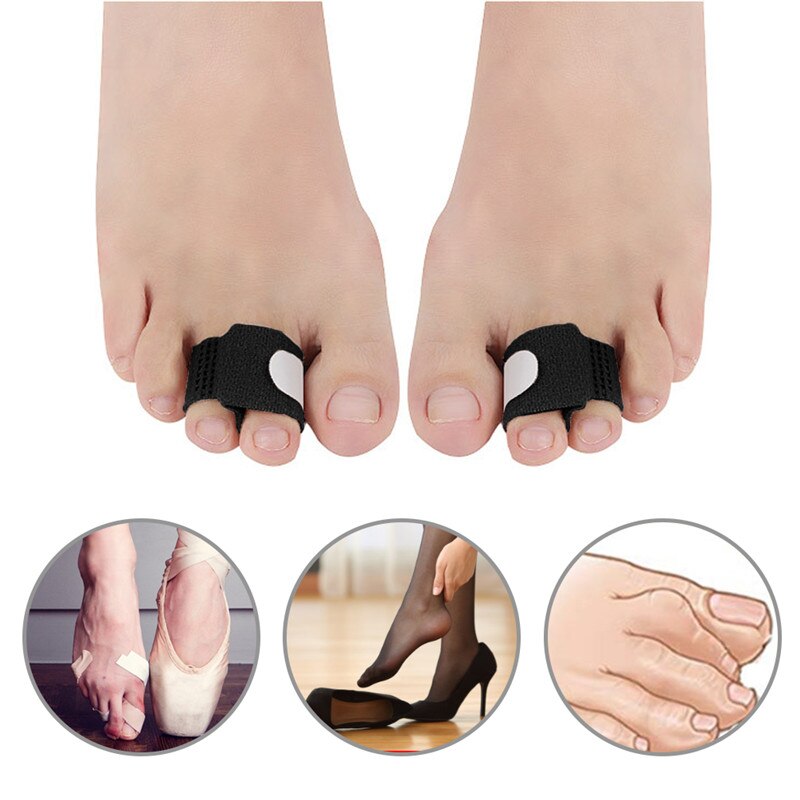 Corrector de dedos de los pies con martillo, herramienta de cuidado, Hallux Valgus, alisador de dedos, separador de dedos, férula, ensanchador de pies, 2 uds.