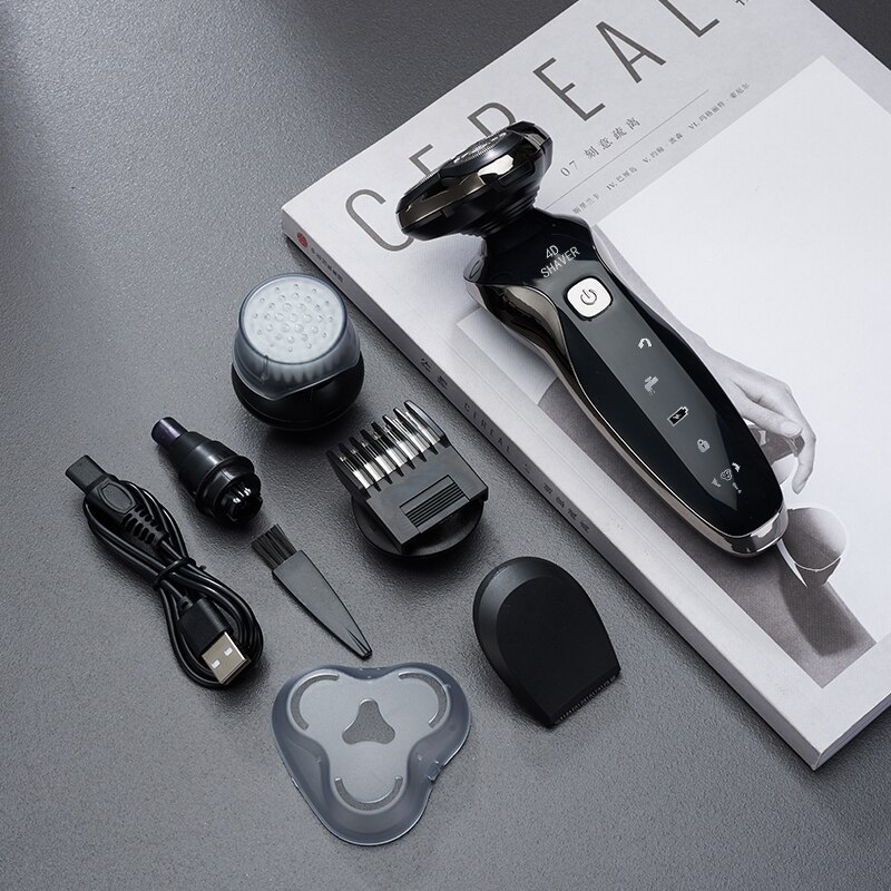 Heren Scheerapparaat Elektrisch Scheerapparaat Voor Mannen Machine Scheren Tondeuse Machine Multifunctionele 4 In 1 Scheermes Usb Opladen Epilator
