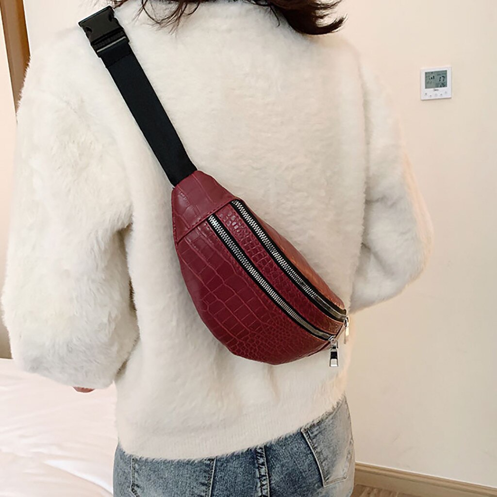 Vrouwen Mode Sport Taille Zak Zak Enkele Schoudertas Schuin Tas Многофункциональная Сумка Сумка Кожаная Женская