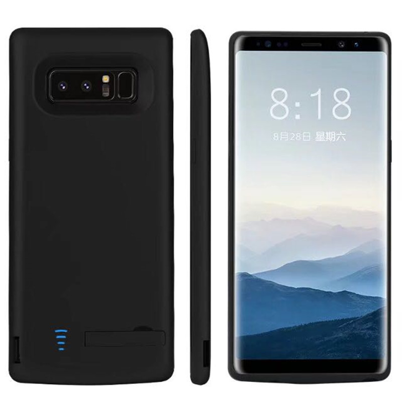 Pinzheng 6500Mah Battery Charger Case Voor Samsung Note 8 Opladen Case Voor Samsung Note 8 Draagbare Power Bank Draadloze lader: Default Title