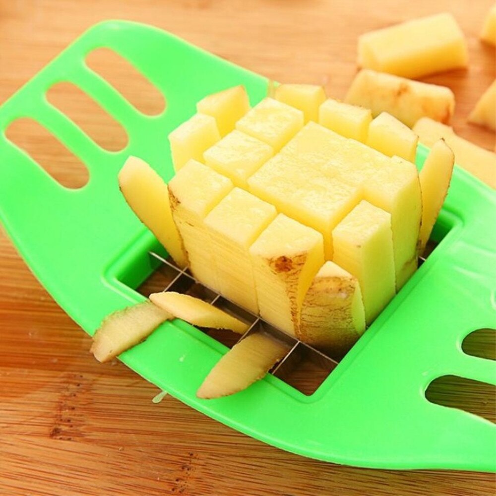 Machine à découper des tranches de pommes de terre et des frites, un outil pointu pour faire des frites, des outils de cuisine pour couper des morceaux de pommes de terre, des frites