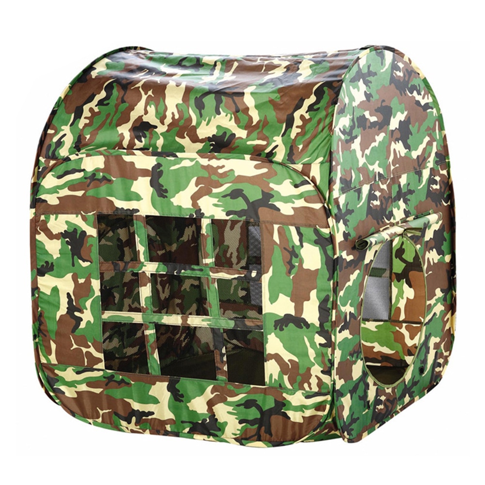 Stof Baby Draagbare Tuin Gaming Huis Childrens Kids Grote Spelen Tent Opvouwbare Outdoor Camouflage Leger Speelgoed