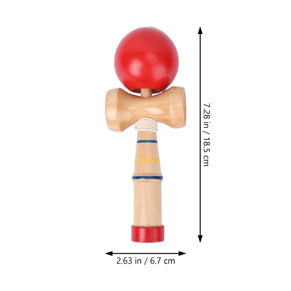 Kendama-juguete de madera para niños, juguete de habilidad educativa, Kendama, Fitness, 1 unidad