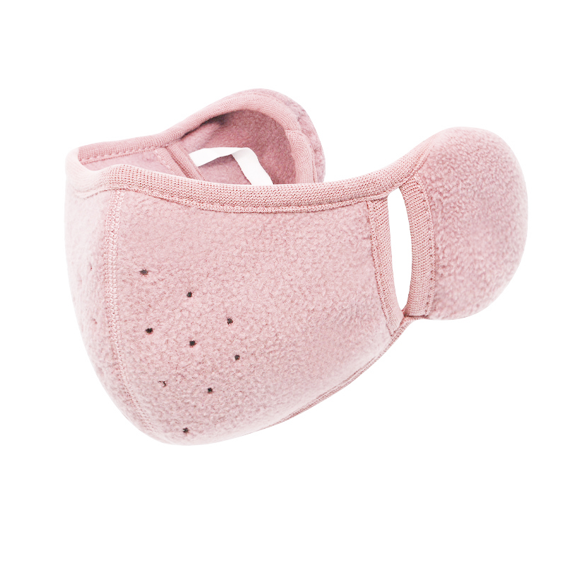 Vinter varm mask öronkåpor unisex andningsbara hål ansiktsskydd halsvärmare utomhus vindtät skidåkning cykling termisk mask öronvärmare