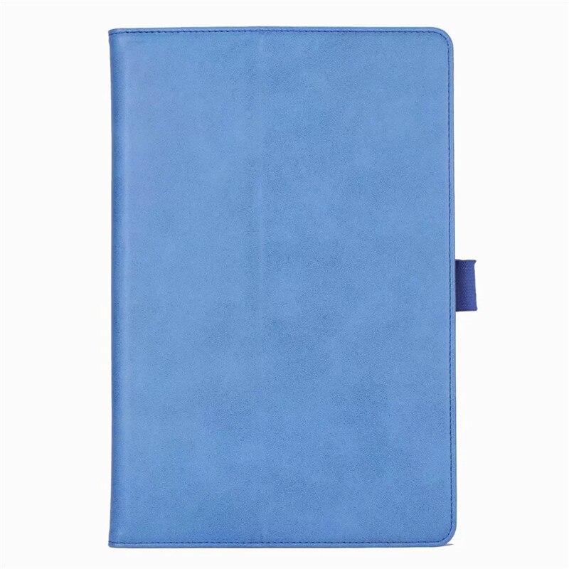 Funda de tableta para Lenovo Yoga Smart Tab 10,1, carcasa de cuero de lujo YT-X705F, con soporte, abatible, para Lenovo Yoga Tab 5: Blue