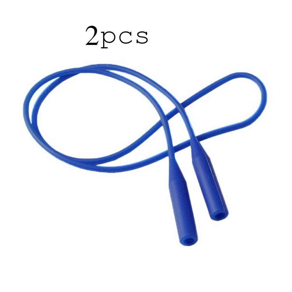 1 Pc Verstelbare Kleur Elastische Siliconen Brillen Bandjes Zonnebril Keten Sport Anti-Slip String Bril Touwen Band Cord Holder: B3-2PCS