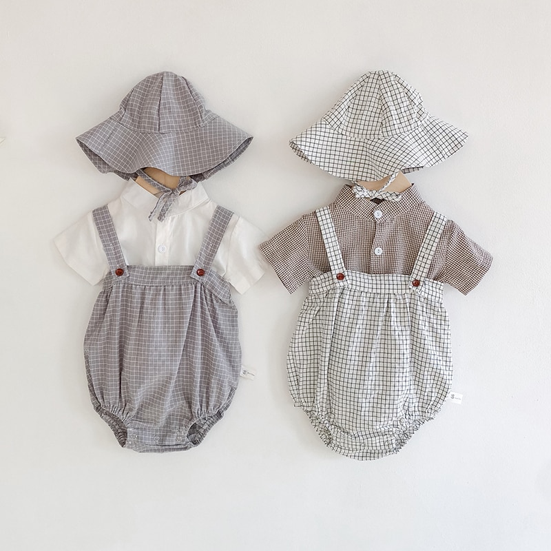 Milancel Baby Body Puur Katoen Baby Jongens Jumpsuits Palid Baby Meisjes Outfit Een Stuk