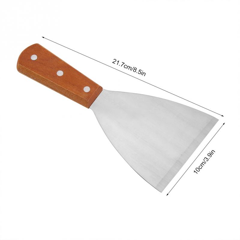 Stainless Steel Non-Stick Heat-Resistant BBQ Grill Beafsteak Spatula Turner Cooking Tool BBQ grill spatula