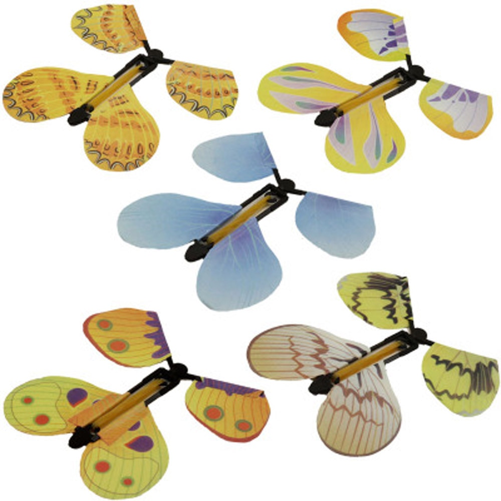 Magic Flying Little Butterfly Magic Transformeren Cocon In Een Vliegende Plastic Vlinder Trick Prop Speelgoed Voor Kinderen Verrassende